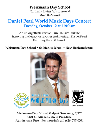 10-09-06 Daniel Pearl Concert Invite FINAL