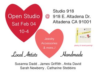 Open studio Feb 4