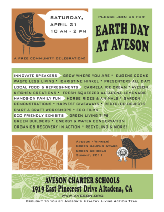 NEW_AVESON EARTH DAY FLYER