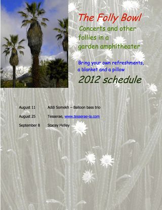 Folly Bowl 2012 Schedule