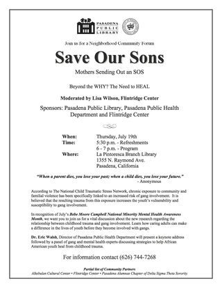 Save our sons - 6.2012