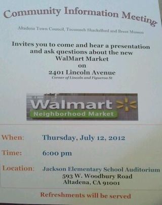 Walmart meeting flyer 6-12-12