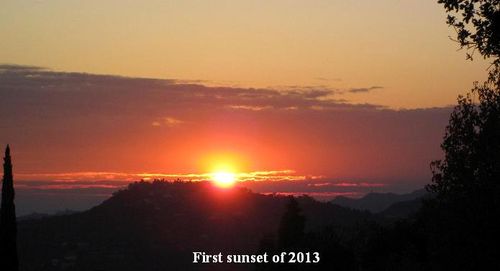 1st Sunset of 2013 --