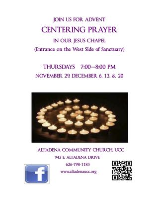 2012 Advent Centering Prayer