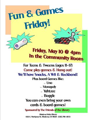 Fun and Games Friday