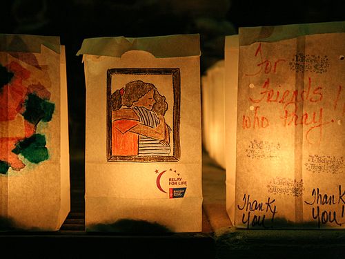 Relay for Life Luminaria photo by Bill Westphal