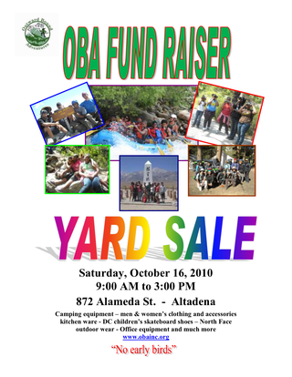 OBA Yard Sale2