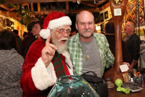 Santa and Ben McGinty by Gary Altadena