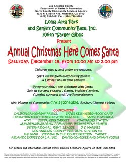 Loma Christmas Flyer 2010