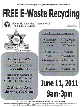 EWaste Recycling Flyer-June2011