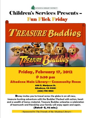 Fun Flick Friday Feb_Treasure Buddies