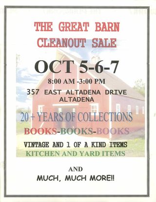 Barn sale