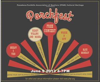Porchfest music event 6-9-2013
