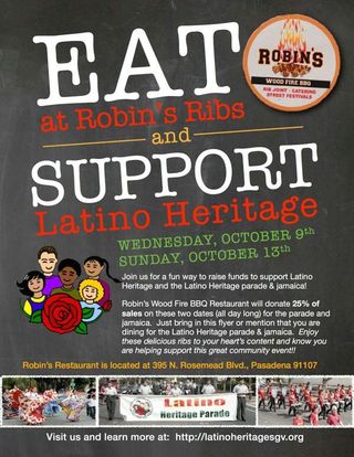 Latino Heritage - Restaurant Night at Robins